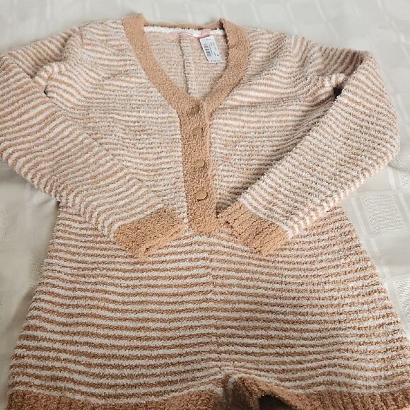 Striped Tan Lounge Wear Jumper - Picture 12 of 16